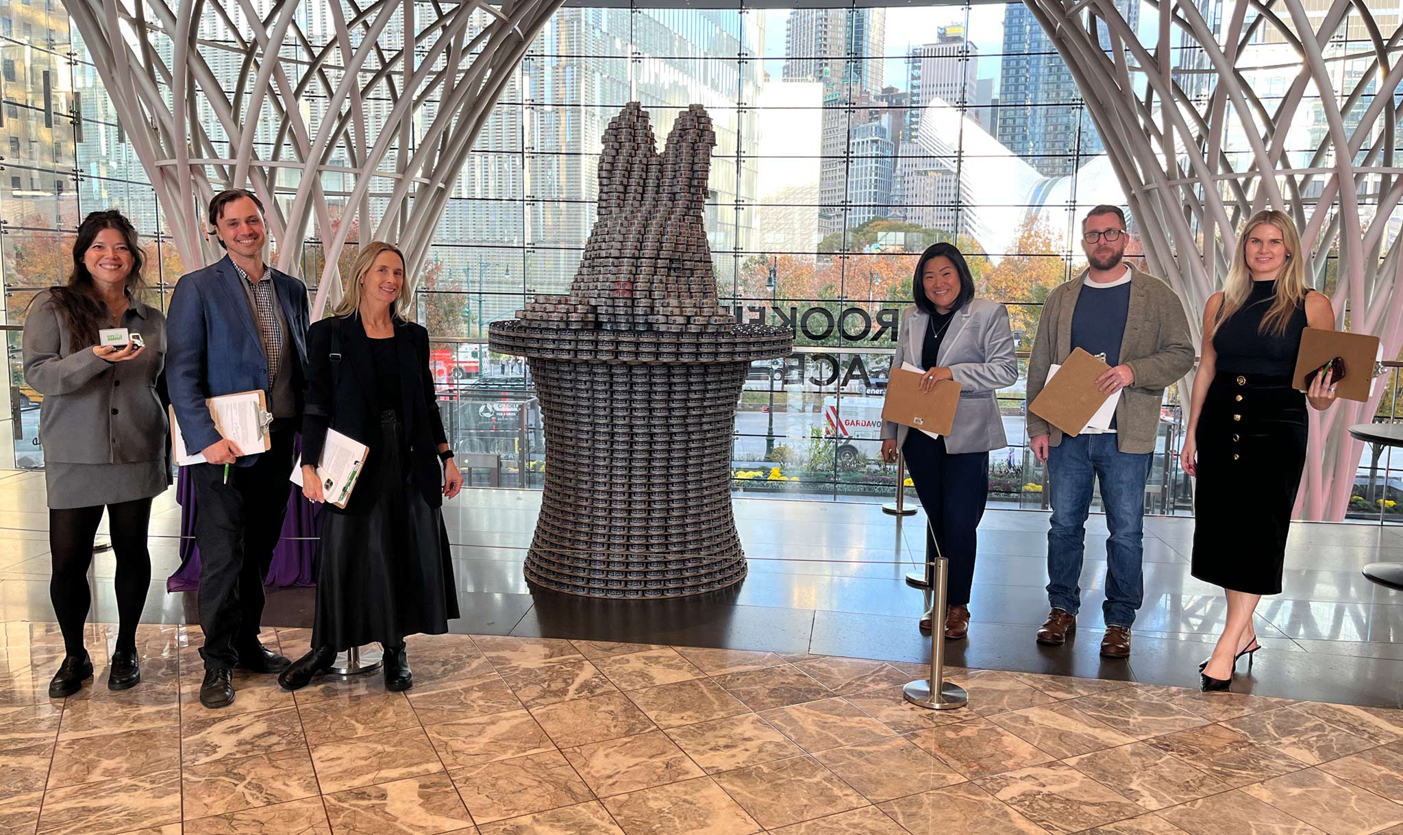 Six experts help decide the winners of Canstruction 2025.
