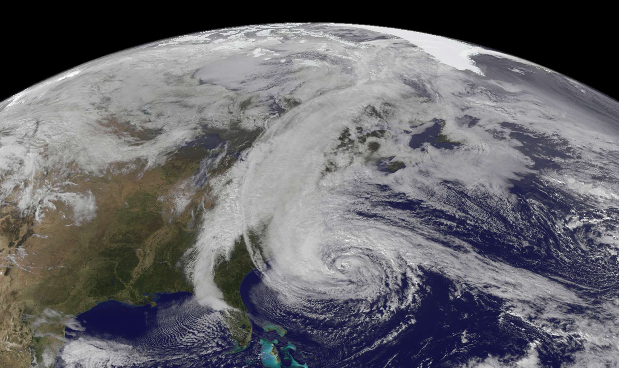 Hurricane Sandy was one of the largest storms ever.