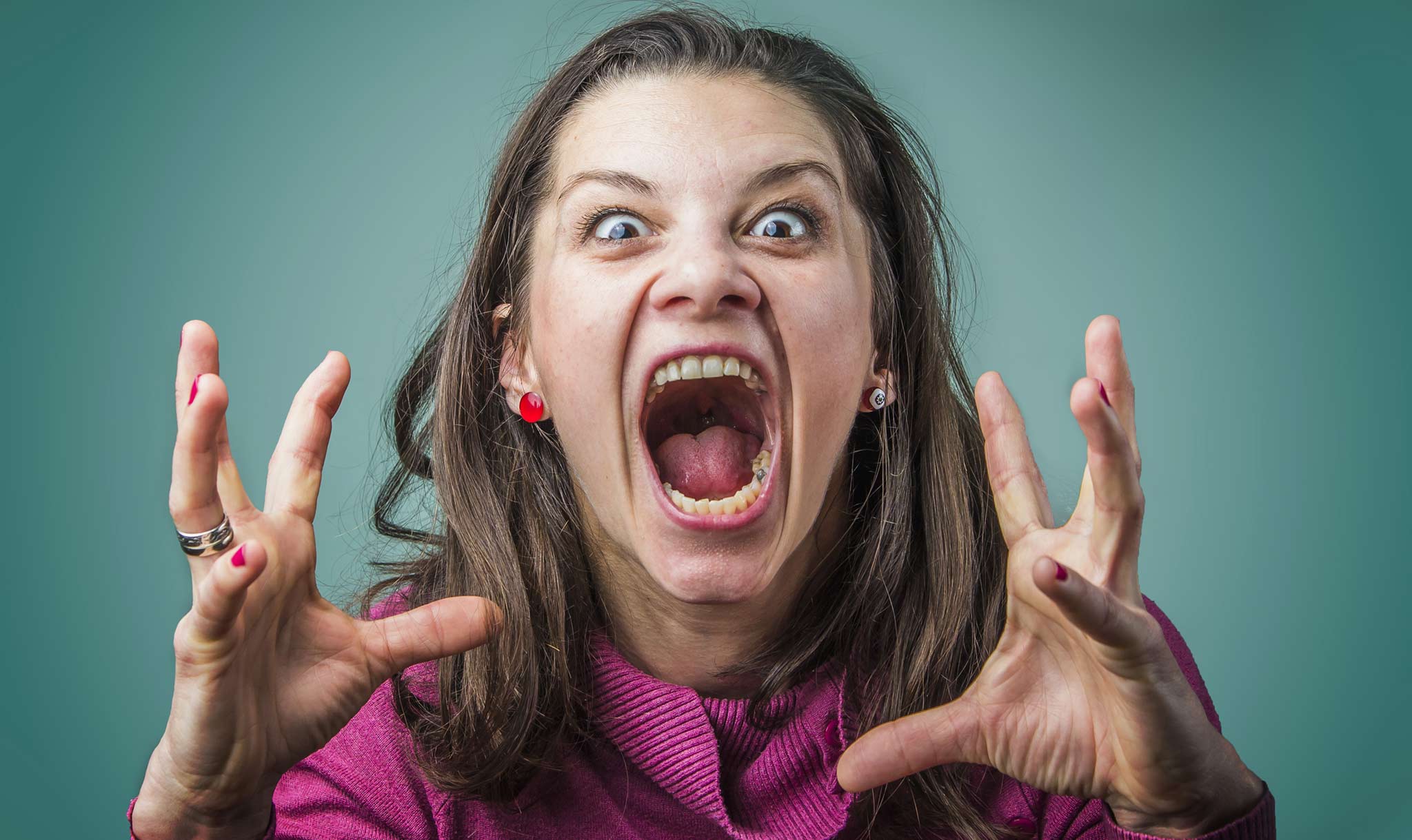 Some people may yell or scream to try to have less anger.