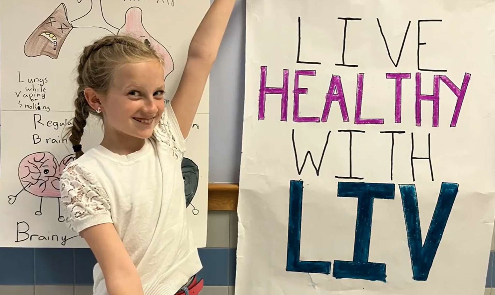 Liv Crete-Sayer has a plan to help kids make healthy choices.