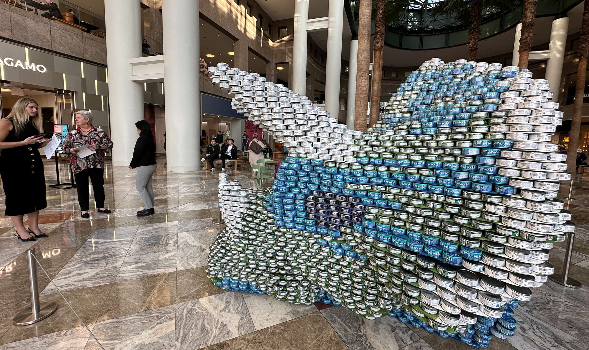 This triceratops head won the Structural Ingenuity award.