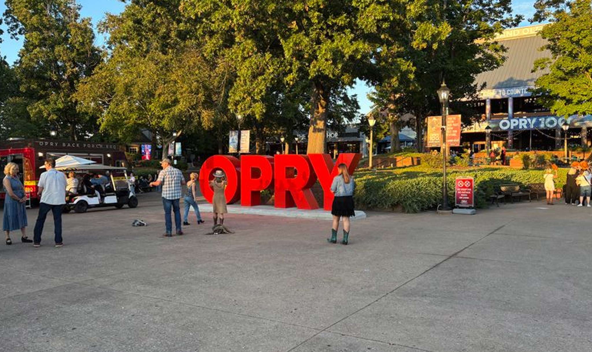 The Opry is shown in Nashville, Tennessee.