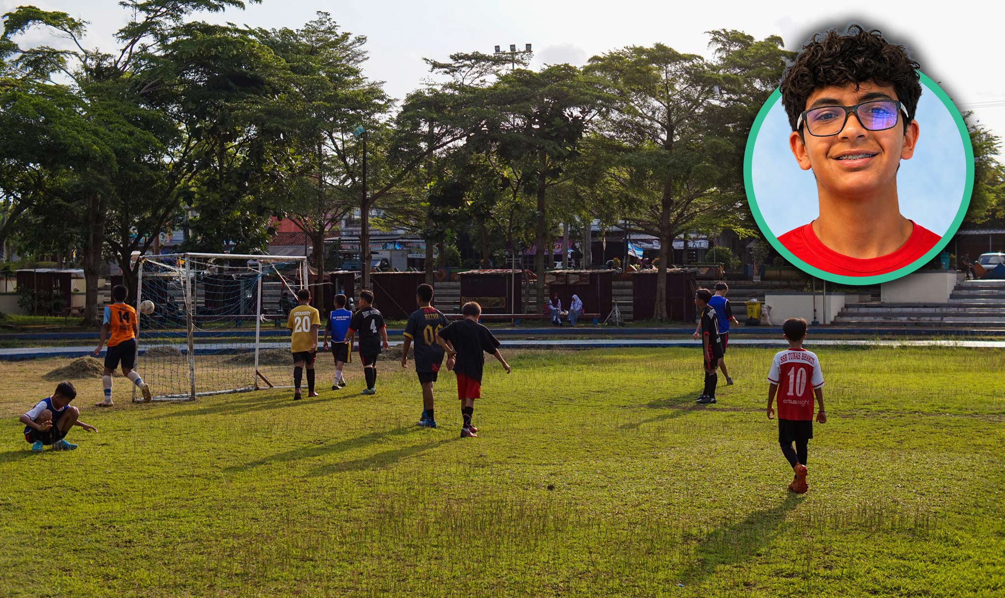 Lucas Rojas set up a kickball league in Florida.