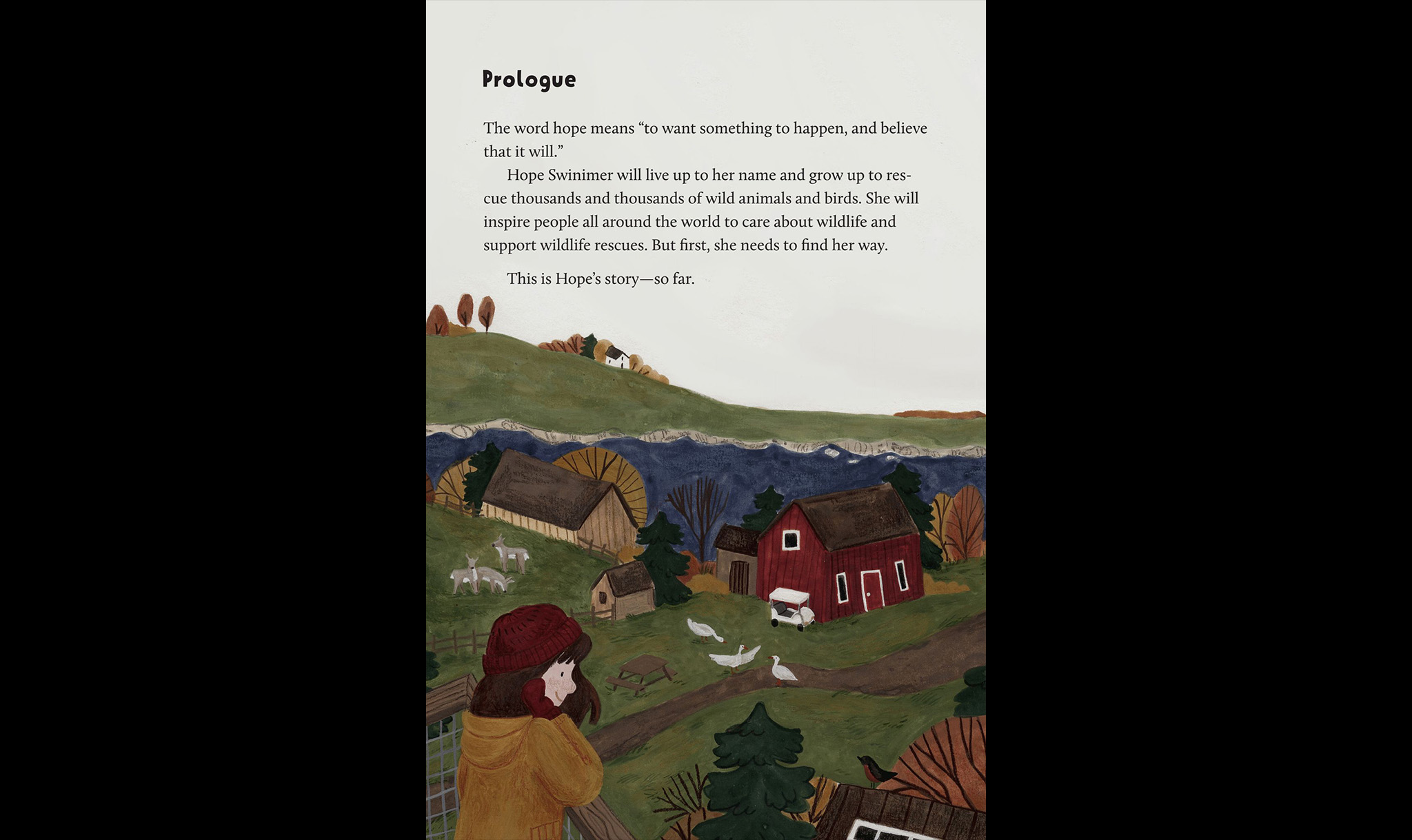 It tells us about her lifelong journey as an animal lover.