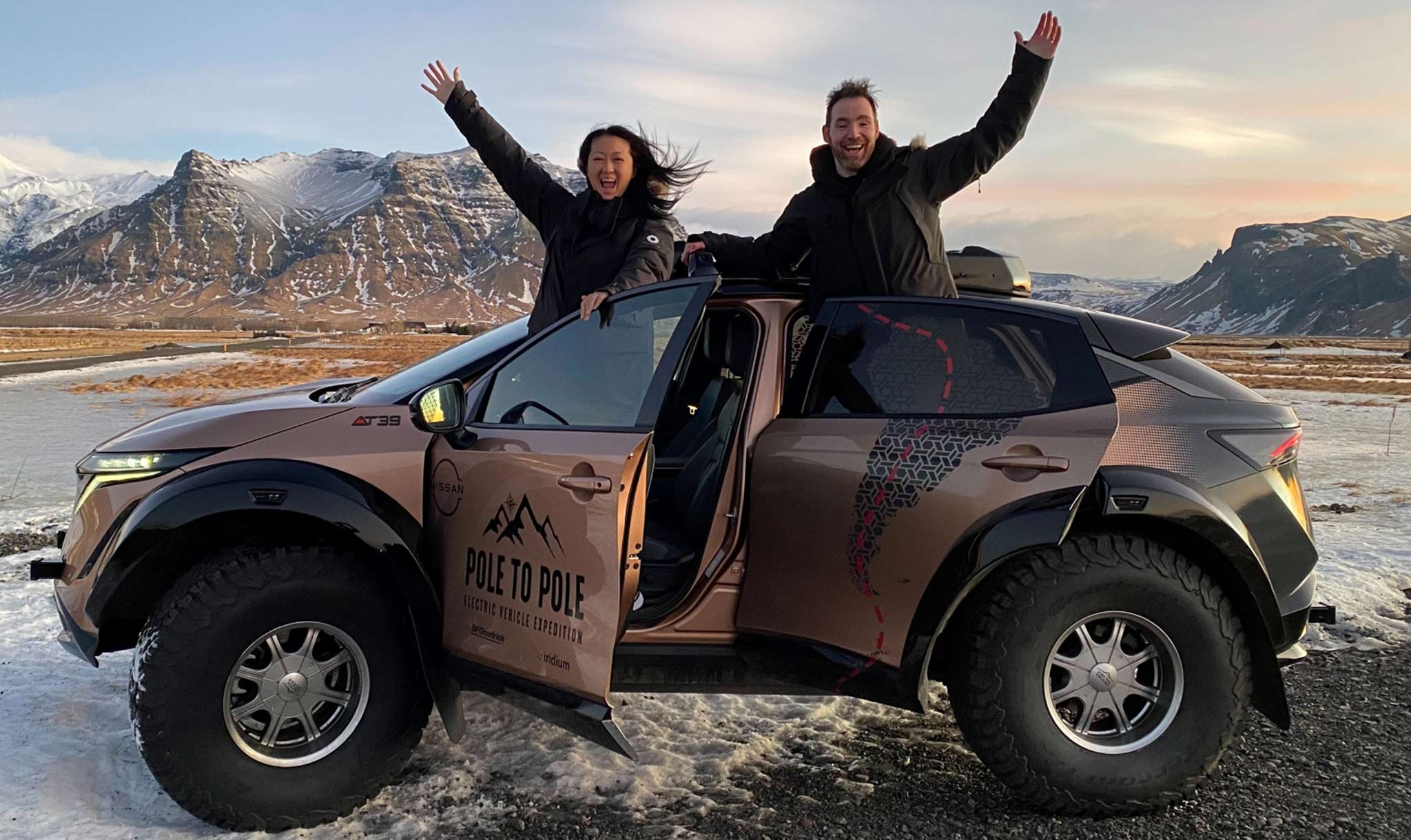 Julie and Chris Ramsey are packing the art in the car now!