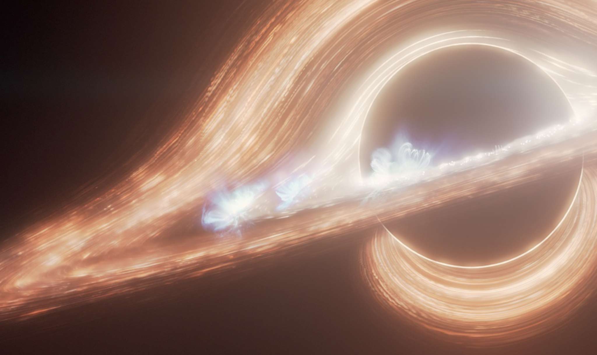 This is an artist’s idea of what the Sagittarius A* black hole looks like.