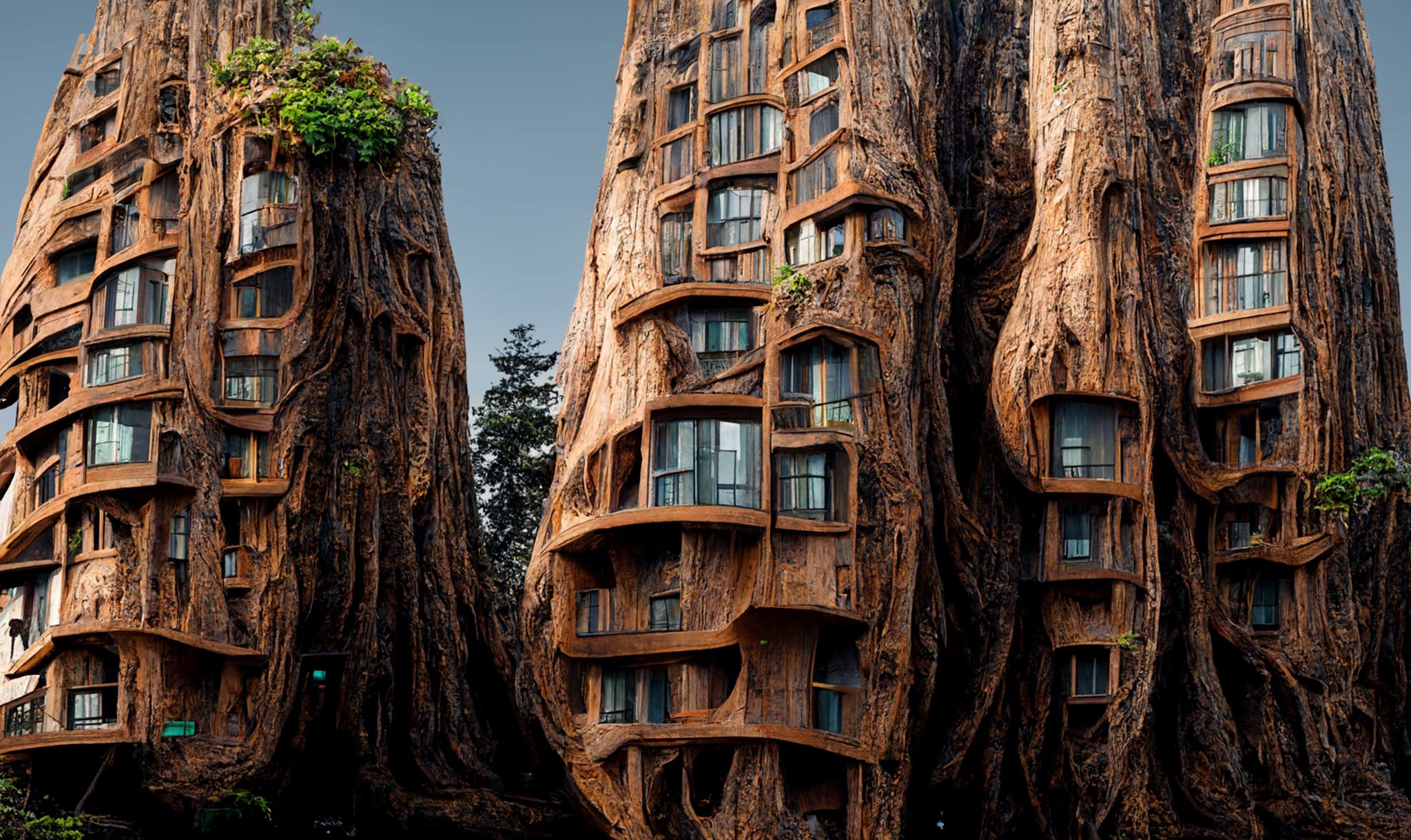 WOOD you call this living building home?