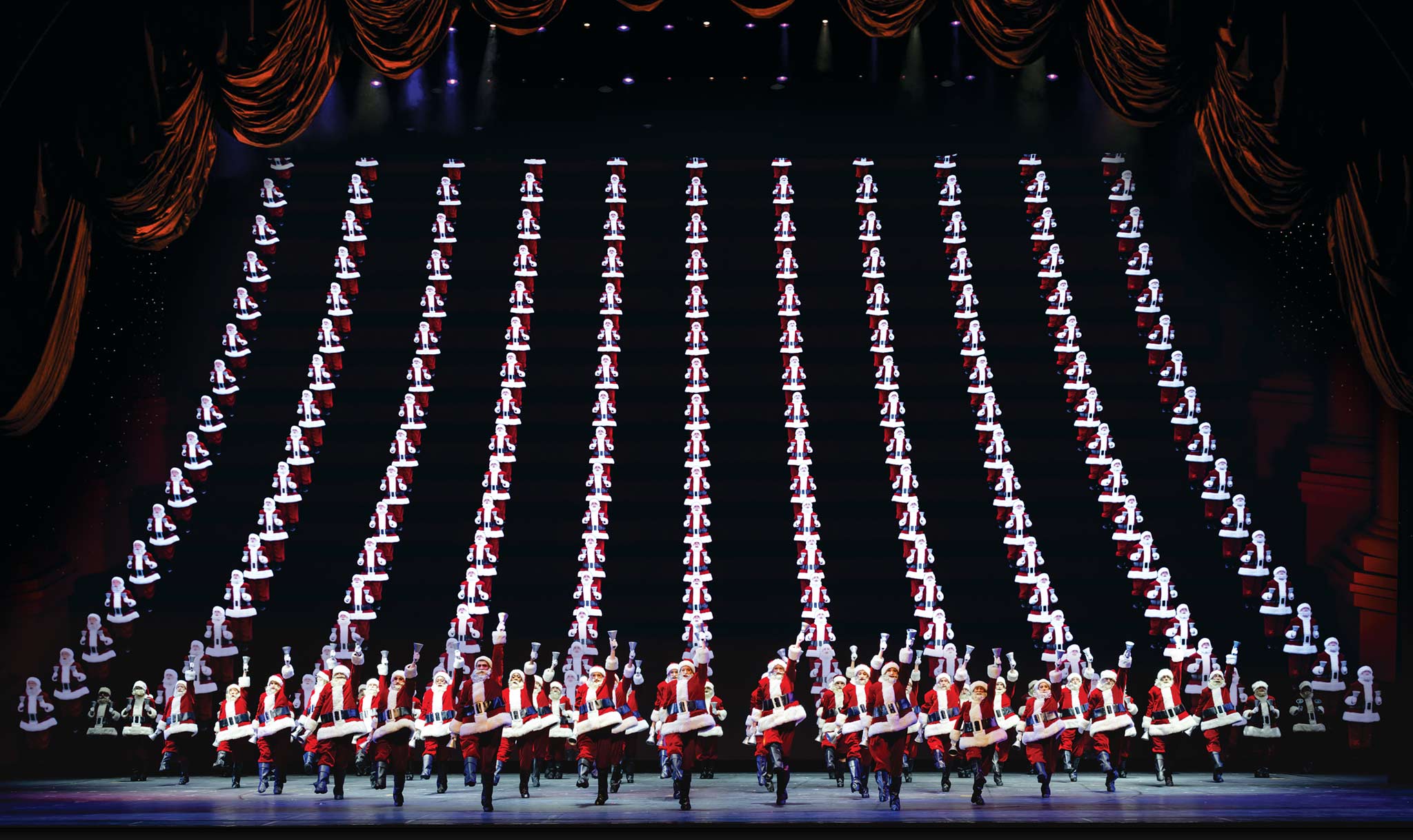 There are at least 80 dancers in the Rockettes dance company.