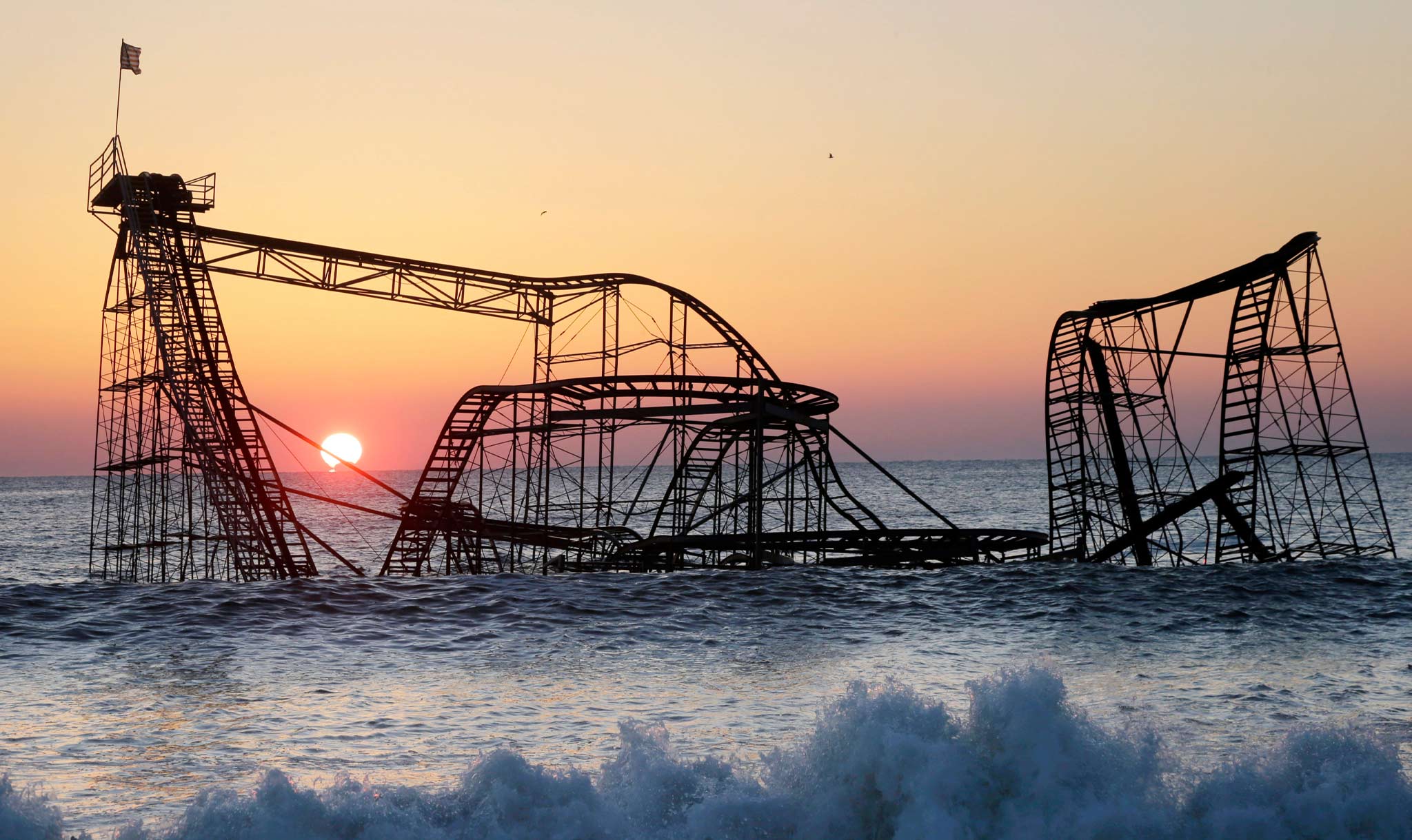 Americans look at this roller coaster as a symbol of Sandy.