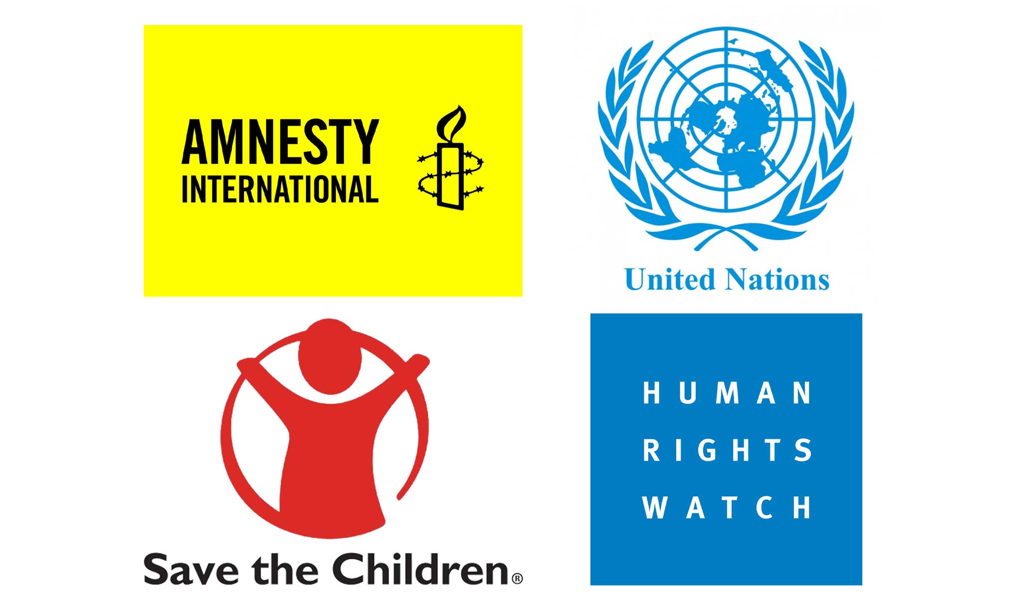Some of the global groups that spoke out against the blackout