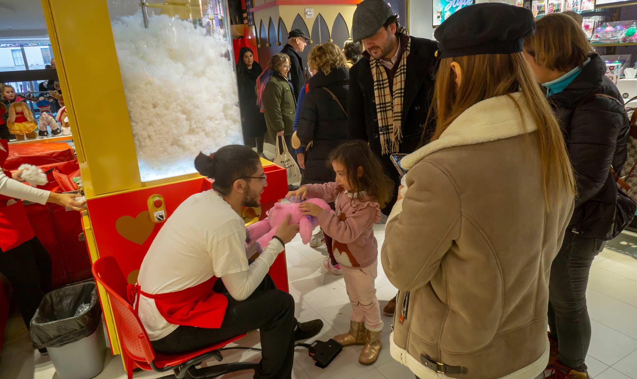 Build-A-Bear lets people make their own stuffed toys.
