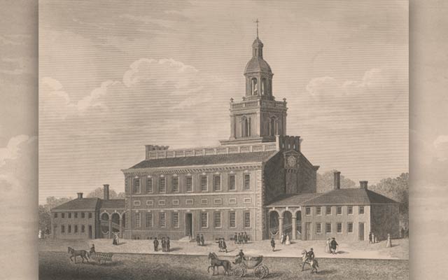 The Second Continental Congress met at the State House in Philadelphia.