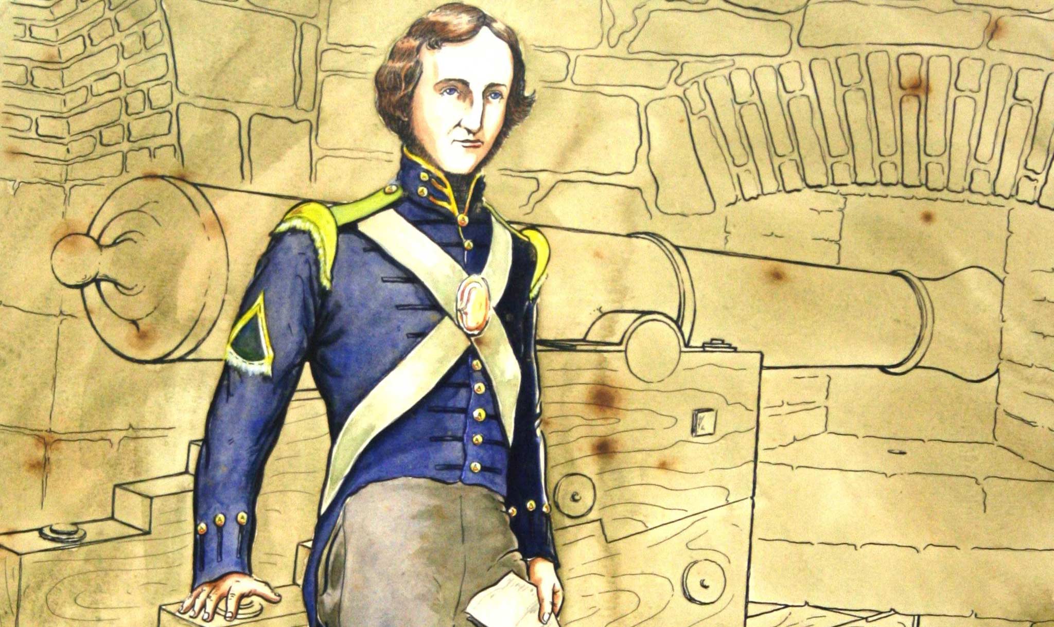 Edgar Allan Poe served in the army for a while.