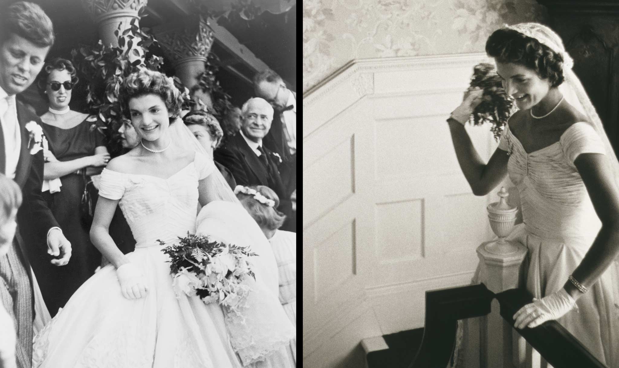 She designed the wedding dress worn by Jackie Kennedy.