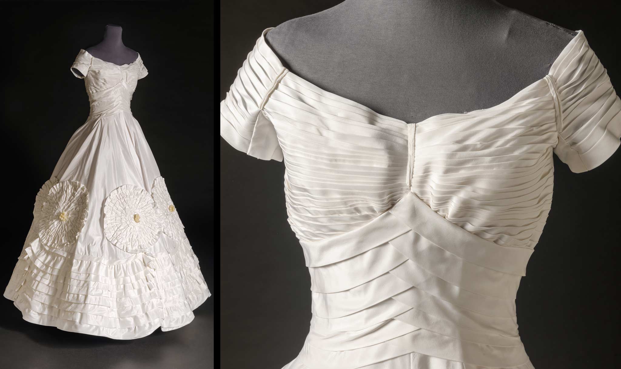 This reproduction of the dress shows the great detail.