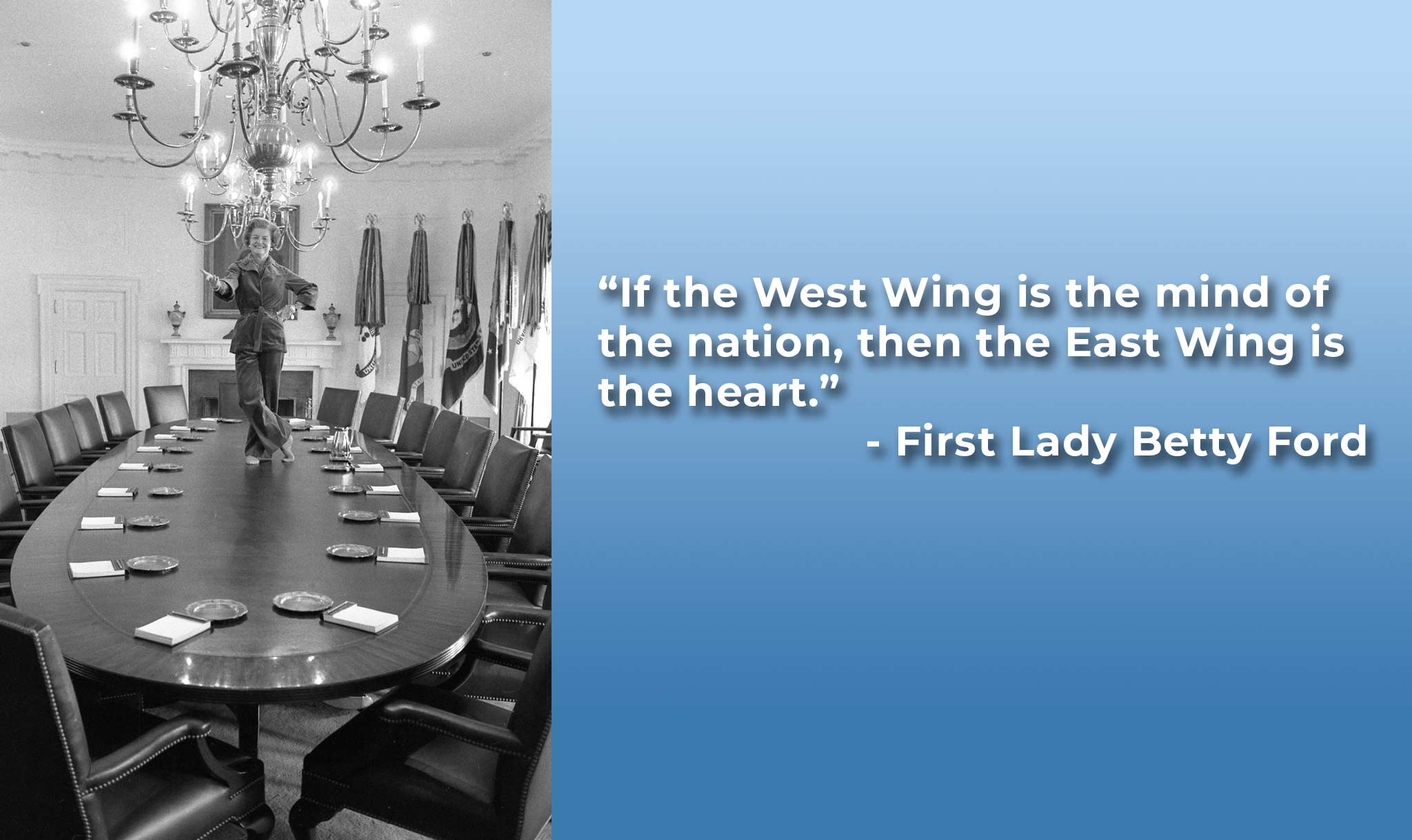 Betty Ford helped create the Office of the First Lady.