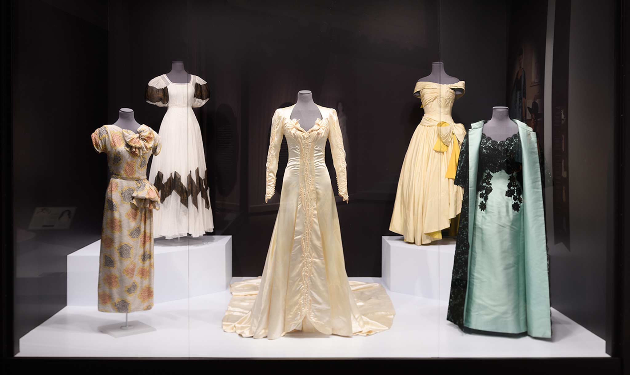 The museum featured more than 40 of Lowe’s gowns.