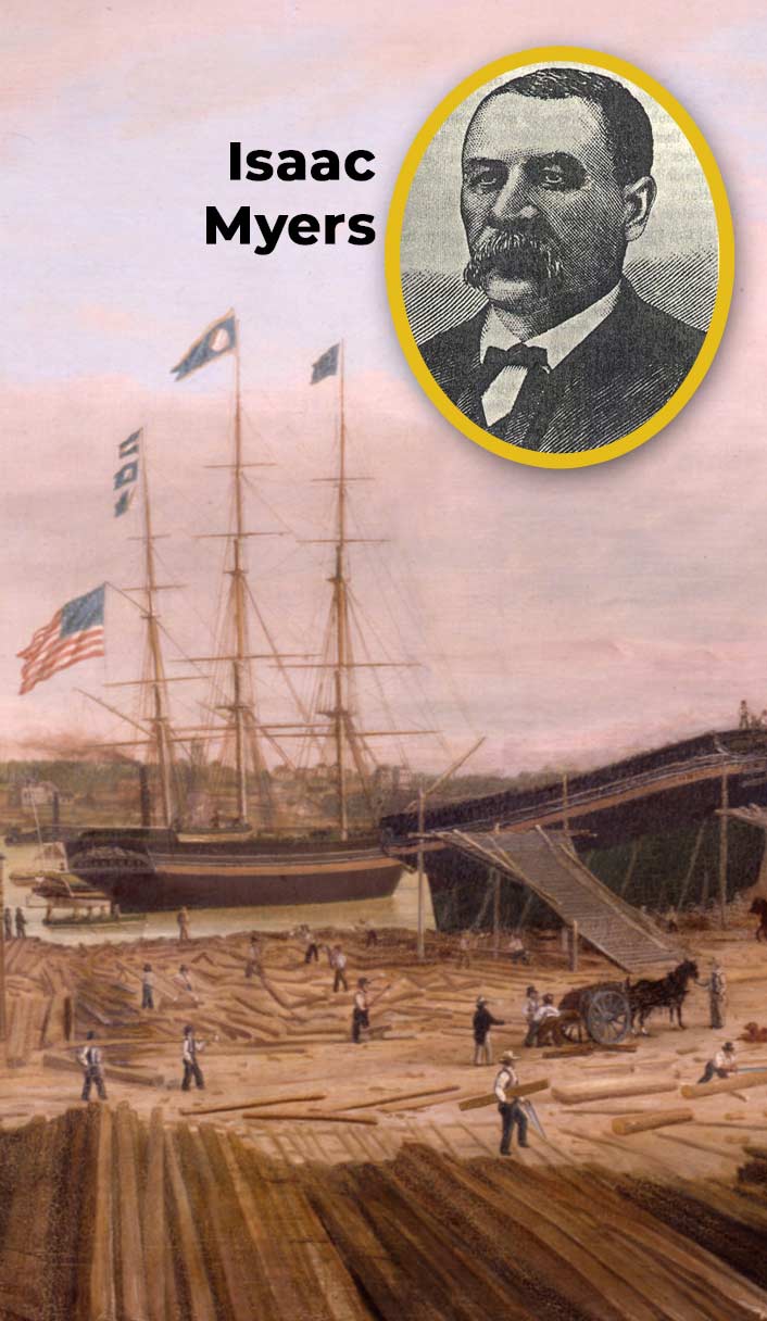 A U.S. shipyard in 1833