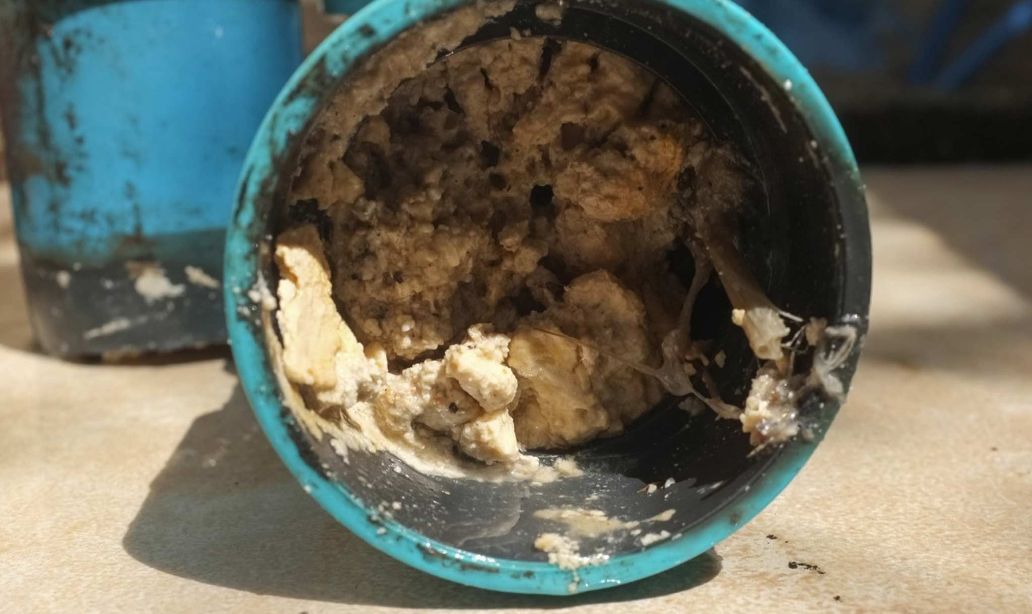 Otherwise, you might get clogged pipes!