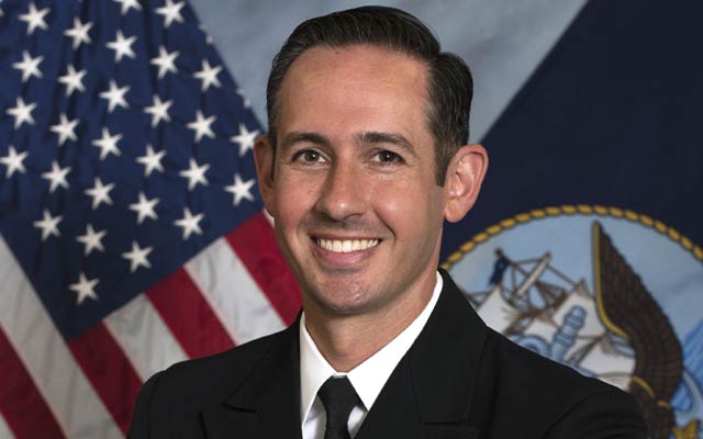 U.S. Navy Commander Douglas A. Robb