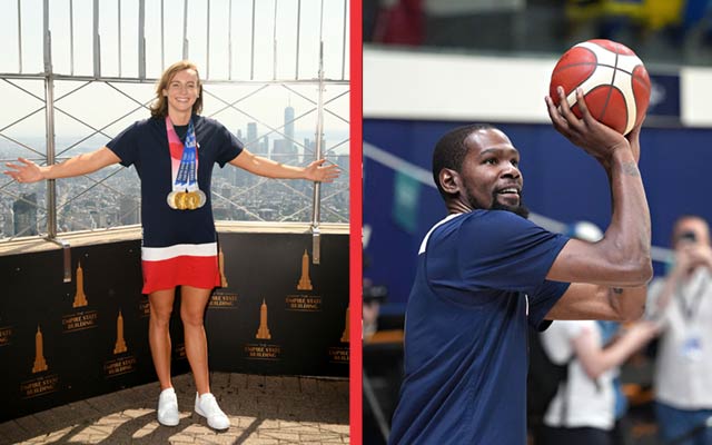 Katie Ledecky and Kevin Durant could break records.