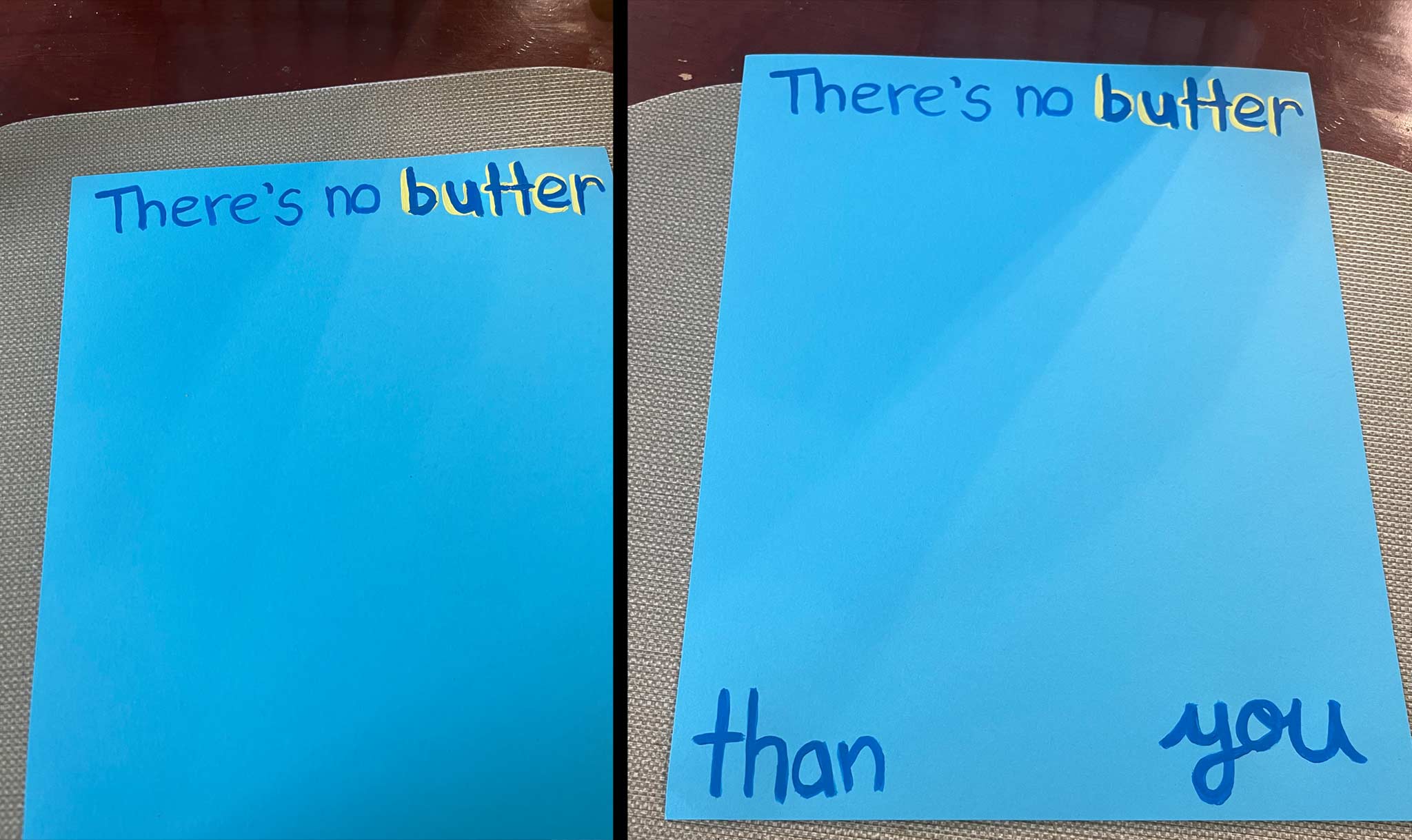 First, paint on your message.