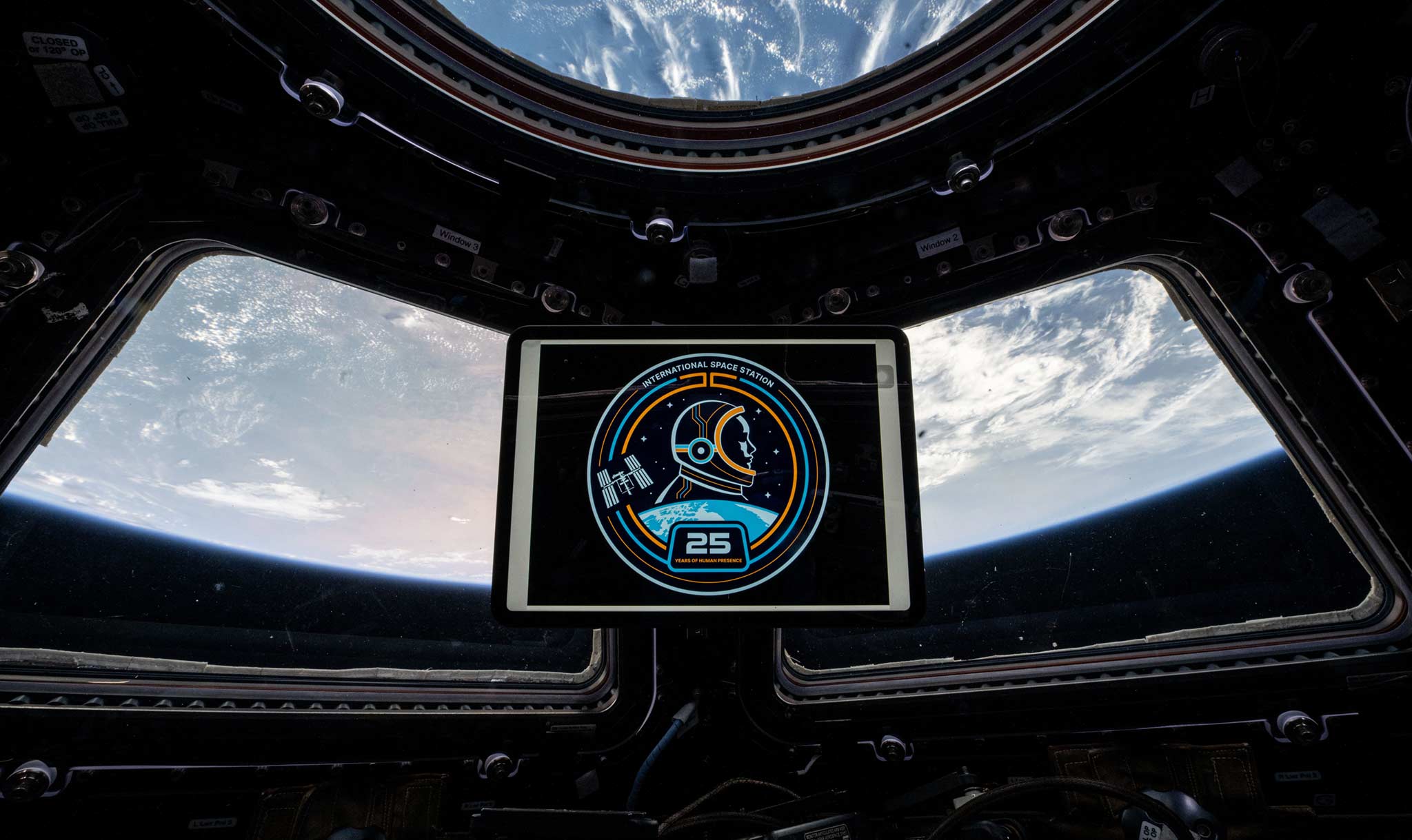 The ISS celebrated with a 25th anniversary image in 2025.