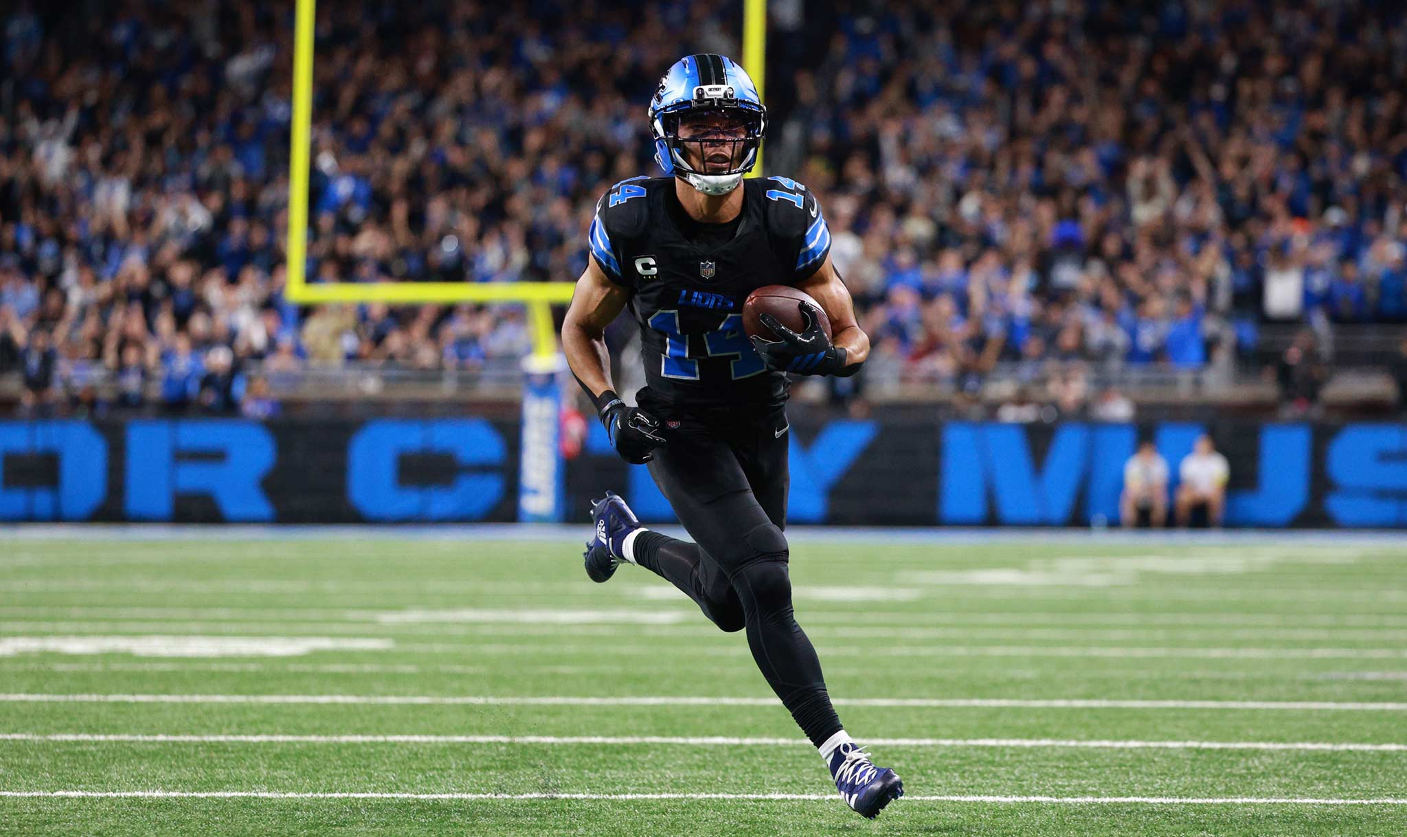 Amon-Ra St. Brown has made the gesture too.