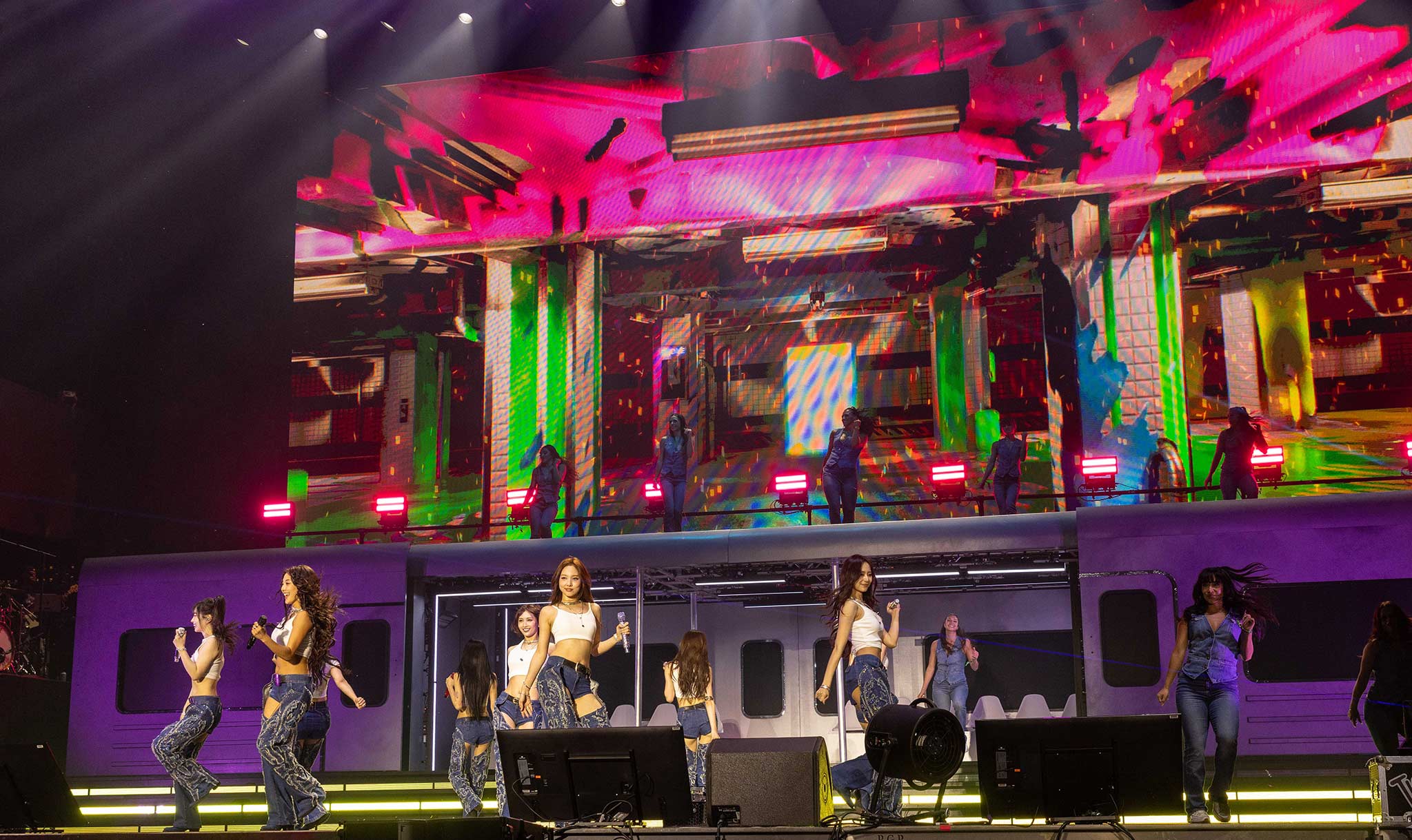 And TWICE sang “Takedown” at the Lollapalooza music festival.