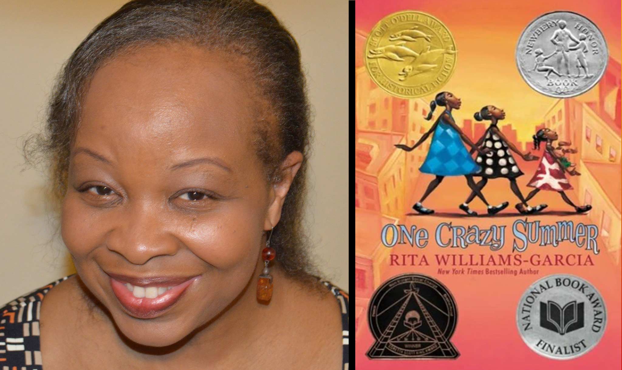 Author Rita Williams-Garcia cohosted the Brooklyn screening.