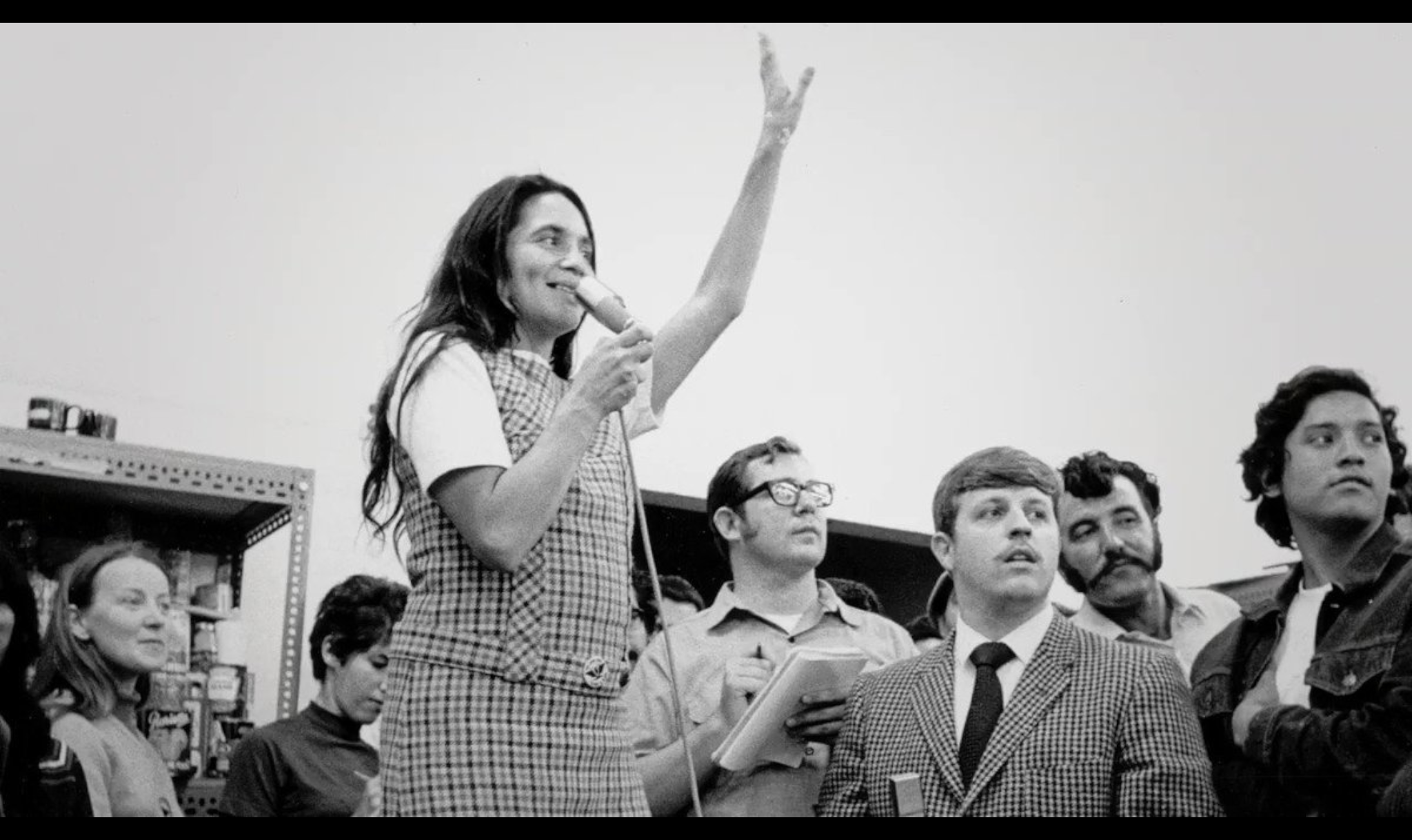 Dolores Huerta fought for workers' rights.